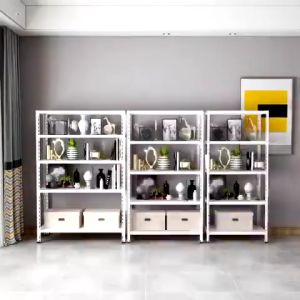 Putih Rak Dapur Rak Besi 3/4/5/6 Susun Aesthetic Rak Gudang Serbaguna Rak Aquarium Rak Supermarket Rak Piring Alumunium