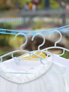 Dây Phơi Đồ Phơi Quần Áo Nhựa DÀI 5 MÉT - Sợi Cước Bện Siêu Chắc Có Nhiều Lỗ Móc Chống Bay Trượt gió và