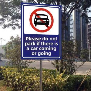 RUIKELAIXIANG | Outdoor Reflective Signage Column Guide Sign Parking Fire Lane No Parking Warning Sign