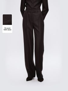LANCY FROM 25 | 100% Wool High-end Commuter Straight Leg Pants