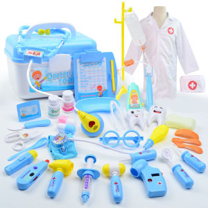 Childrens Toy Doctor Dentist Role Play Baby Needle Injection Stethoscope Ambulance Teeth Brushing Gifts Plastic Material