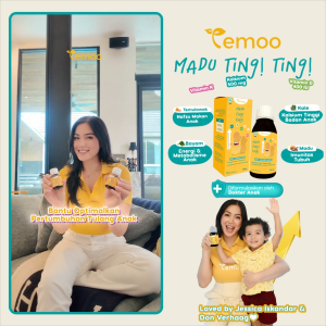 Temoo Madu Eye! Eye! 85 gr - Nutrisi Madu Anak Sehat Vitamin Kids Kesehatan Mata - Lutein 15 mg Zeaxanthin 5 mg Vitamin A C E T66