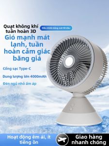 Quạt Di Động USB Mini Siêu Bền Quạt Bàn Yên Tĩnh Cho Văn Phòng Quạt Bàn Cho Phòng Ngủ Ký Túc Xá Học Sinh Quạt Bàn Có Thể Gập Lại