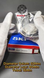 Ball Bearing SKF 6010 2RS1 C3 ORIGINAL