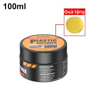 Chất Phủ Sáp Phục Hồi Nhựa Ô Tô Làm Mới Nội Thất Da & Bảng Điều Khiển Làm Bóng Đen Như Mới 100ml/200ml/300ml