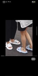 [LOCAL READY STOCK]shark slippers Adult couples slipper indoor and outdoor non-slip home sandals Cute Slippers