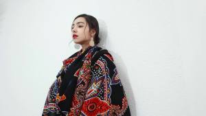 DANA XU 100% Merino Wool Extra Large Pashmina Blanket Travel Scarf Cashmere Wrap for Women Fall Winter Oversize Shawl Floral