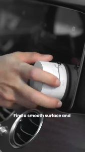 Vacuum Magnetic Suction Phone Holder Upgraded 360° Adjustable Suction Cup Car Phone MountHands-Free Cell Phone Holder for Car Gym Mirror Smooth Surface