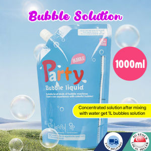 🇸🇬1L Bubble Liquid Refill Bubble Refill Bubble Solution Bubble Water Concentrate Refill Soap Solution Toys Gun Wand