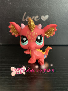 Export Q Pet Shop Alien Monster Littlest Hand-Made Pet Mini Toy Dinosaur Fox Model