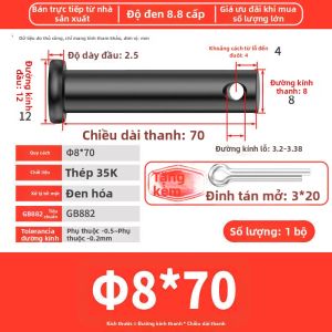JISHUO | Chốt Kẽm Định Vị Lớp 8.8 φ4-30