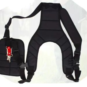 Adjustable Grass Strimmer Shoulder Harness Strap Double Shoulder Belt Lawn Mower Garden Brush Cutter