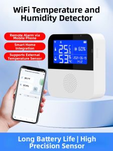 Wireless Smart Temperature and Humidity Monitor Indoor Baby Room Real-time