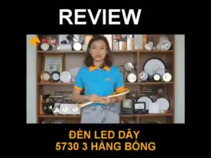 Dây Led Hắt Trần Thạch Cao 3 HàngLed Dây Cao CấpTrang TríLed Dây 3 Mắt Chéo Ip66 Chống Nước