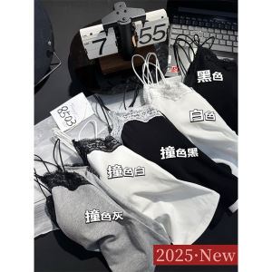 Áo Ngực Ren Hở Lưng Thanh Lịch Dành Cho Nữ Áo Ngực Một Mảnh Có Đệm Ngực Cỡ Nhỏ Áo Ngực Dây Chéo Thời Trang Mùa Hè 2025