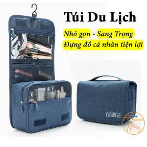 Túi du lịch đựng mỹ phẩm đồ trang điểm Túi đựng đồ dùng cá nhân đa năng chất liệu vải Polyster dòng mẫu lớn nhiều màu đa dạng