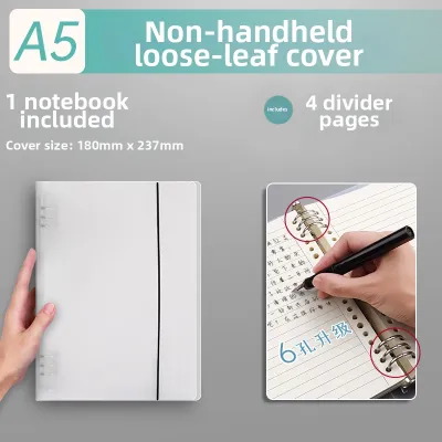 XUEDELE | Refillable Note Book Replaceable Ruled and Grid Paper