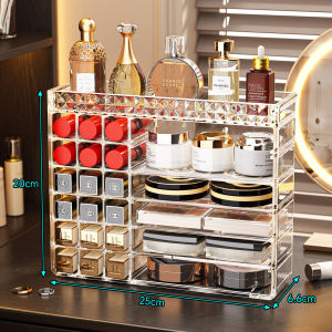 AOQILA | Acrylic Organizer for Makeup Lipstick Perfume Eyeshadow Display Stand