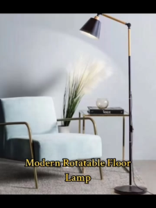 European Style Nordic Black White Standing Floor  Lamp for Livingroom Bedroom Hotel Luminaire Modern