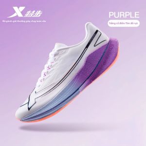XTEP | Giày Chạy Bộ Hỗ Trợ Thoáng Khí Có Đế Carbon