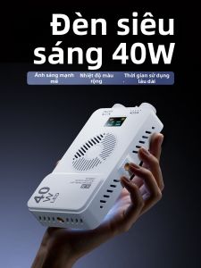 Piple | Bộ Đèn LED Chụp Ảnh Di Động 3 Nhuộm Màu