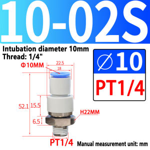 1PCS Pneumatic Rotary Connectors Swivel Fittings 360° Rotation Thread size: M5 1/8 1/4 3/8 1/2 Hose Joint 4/6/8/10/12mm