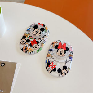 สำหรับเด็กผู้หญิงแหวนโลหะที่ต้องการการ์ตูนสำหรับ iPhone 12 13 14 Pro Max ลอง มี Mickey Minnie Magsafe ที