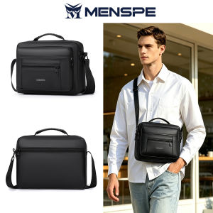 MENSPE Fashion Shoulder Bag Cross Body Bag Casual Handbag Multiple Pocket Design Large Capacity Waterproof Lightweight Casual Sport Street Bag