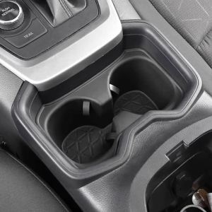 Front Water Cup Holder Organizer For Toyota RAV4 XA50 2019-2021 2022 2023 2024 2025 TPE Dual Slot Center Console Storage Tray