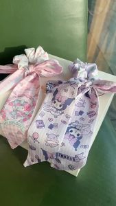 Bayar Di Tempat: Ikat Rambut Motif Pita Mutiara & Scrunchy Aesthetic Lucu