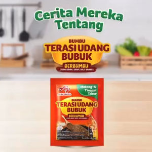 Bumbu Terasi Udang Bubuk Ajinomoto 6gr - Isi 10 pcs | Siap Tabur & Praktis!