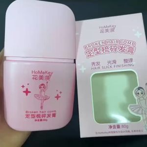 Broken Hair Finishing Cream Baby Hair Styling Stick Long Lasting Anti-Frizz Fixed Fluffy Men And Women Styling Hair Wax Styling Gel Prevent Frizz Small And Convenient Hairstyling Arrangement Tool 80g