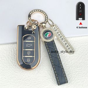 เคสกุญแจรถอัจฉริยะ Perodua สำหรับ Peroduaสำหรับพวงกุญแจ Perodua Bezza MYVI AXIA ARUZ ALZA