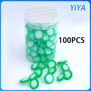 100PCS Disposable Lab Supplies Syringe Filter Plastic Nylon Filter Membrane 13mm 0.22 Micron
