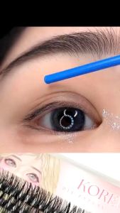 KOREMAZ GRATIS LEM DAN PINSET Bulu Mata Palsu Korea Bulu Mata Eyelash Extension Riasan Mata Bulu Mata Douyin bulu mata eyelash extension 1 paket