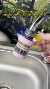 Anymore Faucet Filter Water Saving Kitchen Splash Proof Water Purifier 6 Layer Filtration Head Tap