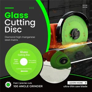 Mata Gerinda Cakram Pemotong Kaca Glass Cutting Disk 100mm