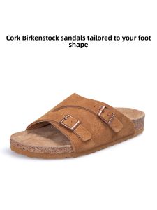 THEMULE | Buckle Strap Flat Sandals Arch Support