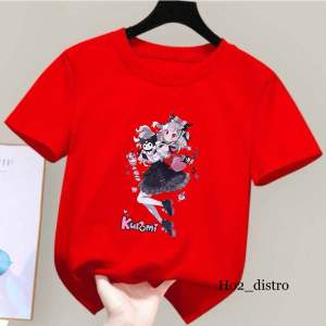 BAJU KAOS KUROMI ANAK PEREMPUAN IDEAL 2-10THN ATASAN KUROMI ANAK CEWEK