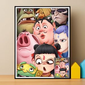 Đồ Thêu Tay DIY Hoạt Hình Truyền Thống Mới 2025 Đồ Thêu Tay Toàn Bộ Bằng Kim Cương Đồ Trang Trí Phòng Ngủ Đồ Thêu Tay