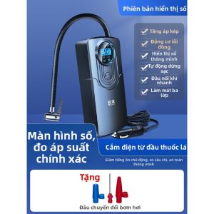 JUMU | Bơm Hơi Ô Tô Cầm Tay Không Dây Áp Suất Cao