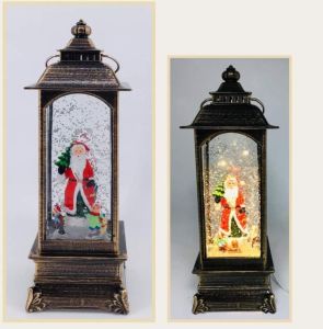 Christmas Decor with light and music battery operated 30cm Tall