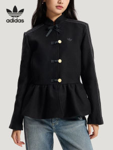 adidas | Floral Peplum Waist-cinching Jacket