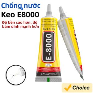 Keo Dán Đa Năng 15/50/110Ml E8000 Chất Kết Dính Siêu Mạnh Cho Đồ Trang Sức Thủ Công Ren DIY Màn Hình Điện Thoại Kính Gel Làm Móng