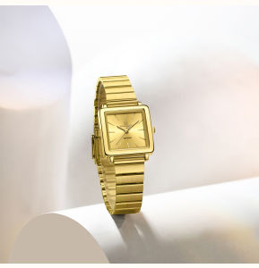 NAVIFORCE Original Watch for Women Stainless Steel Strap Square Dial 3ATM Waterproof Quartz Watch Fashion Elegant Ladies Wristwatch