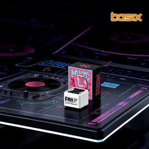 Basix | Portable Wireless Mini Speaker with Lights And Lanyard for Smartphones Ideal Gift for Women And Girls Low Noise Design