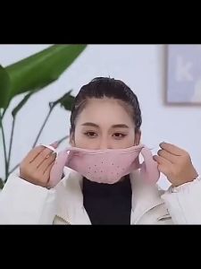 Masker Musim Dingin 2In1 Earmuff Masker Winter Ear Muff Musim Dingin Wanita