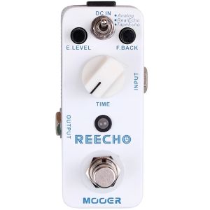 Mooer | MOOER Reecho Guitar Effect Pedal Digital Delay True Bypass Với 3 Chế Độ - Analog Real Echo Tape Echo Phụ Kiện Đàn Guitar