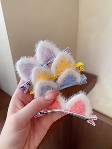 Jepit Rambut Anak Telinga Kucing Jepitan Korea Lucu Fashion Wanita Aksesoris Rambut Hello Girl JPT13