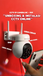 Nextcam Kamera cctv Wireless Wifi Outdoor 5MP PTZ bisa putar Colorful Tetap warna dalam gelap Smart Alarm Sirene NC959